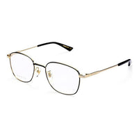 Gucci Metallic Classic Optical Square Glasses Frame Unisex GG0861OA-004-53