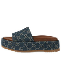 (WMNS) Gucci Angelina Platform 55 mm Sandal 'Jacquard Denim' 623212-2KQ00-4402