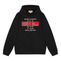 Gucci FW21 You got good taste Hoodie 'Black' 681220-XJD1D-1152