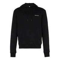 Off-White SS19 Logo Slim Hoodie 'Black' OMBB034S19D250221001