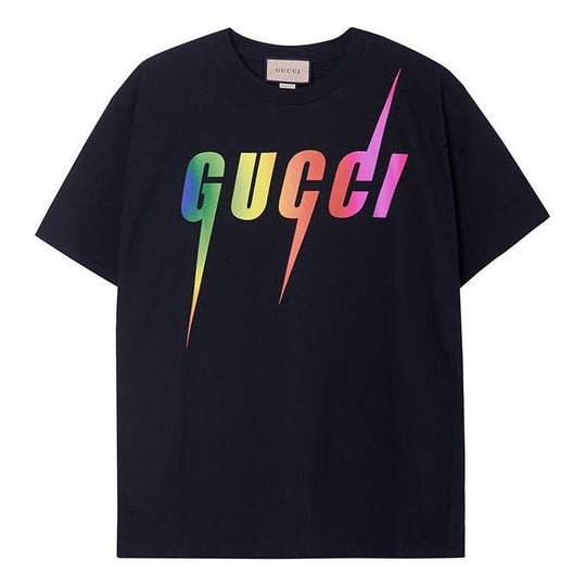 GUCCI Rainbow Gucci Blade Tee 'Black' 616036-XJFF9-1152