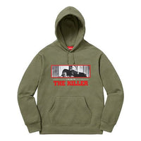 Supreme FW18 The Killer Hooded Sweatshirt Light Olive SUP-FW18-685