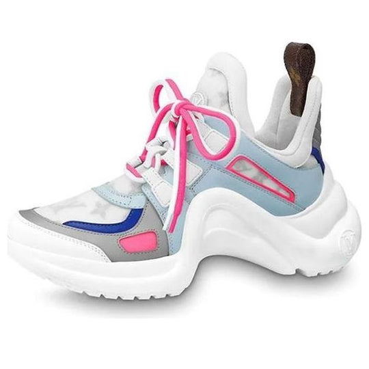 (WMNS) LOUIS VUITTON LV Archlight Sports Shoes Pink/White/Blue 1A65K6