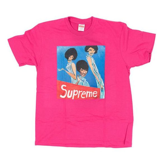 Supreme FW18 Group Tee Dark Pink Printing Short Sleeve Unisex SUP-FW18-433