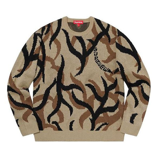 Supreme FW19 Week 2 Tribal Camo Sweater SUP-FW19-274