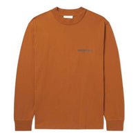 Fear of God Essentials SS22 Appliqud Logo-Print Cotton-Jersey T-Shirt Brown FOG-SS22-006