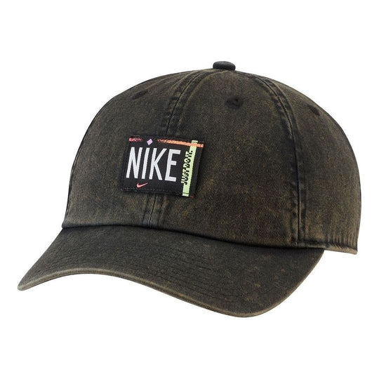 (WMNS) Nike Sportswear Heritage 86 Washed Cap 'Black' DH2058-010