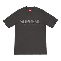 Supreme SS19 Gradient Logo Tee DustyBlack Logo Tee SUP-SS19-739