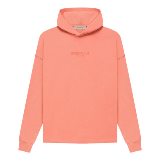 Fear of God Essentials FW22 Relaxed Hoodie 'Coral' FOG-FW22-108