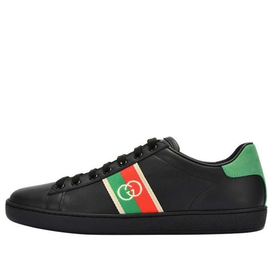 (WMNS) Gucci Ace Elastic Web 'Interlocking G - Black' 645767-1XGM0-1096