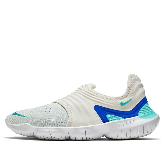 (WMNS) Nike Free RN Flyknit 3.0 'Sail Racer Blue' AQ5708-100