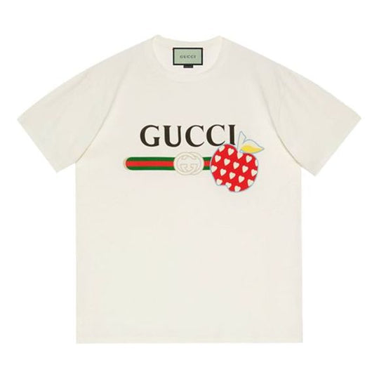 Gucci Les Pommes T-shirt 'Ivory' 548334-XJDNC-9095