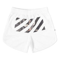 Off-White Mens SS20 Caravaggio Diag Stripe shorts OMCI005S201010040188