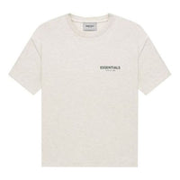 Fear of God Essentials FW21 Tee Light Heather Oatmeal FOG-FW21-223