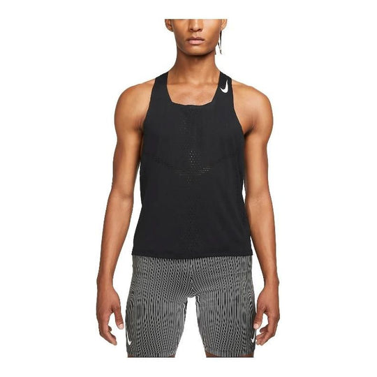 Nike Dri-FIT ADV AeroSwift Racing Running Singlet 'Black' DM4624-010