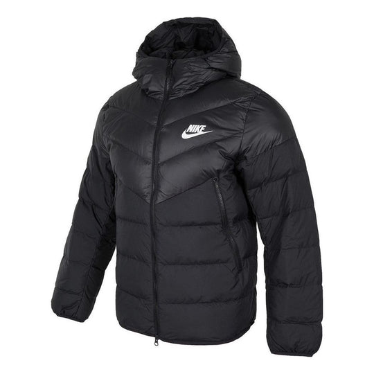 Nike hooded puffer jacket 'Black' DV0754-010