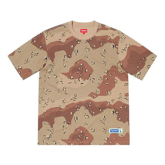 Supreme SS19 Athletic Label Tee Sports Short Sleeve Unisex Camouflage SUP-SS19-10181