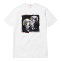 Supreme SS18 Jellyfish Tee White Printing Short Sleeve Unisex SUP-SS18-153