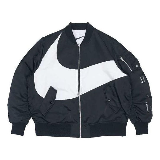 Nike big swoosh bomber jacket 'Black' DR7021-010