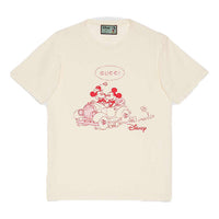 Gucci x Disney Year Of The Rat Limited Mickey Printed Retro For Men Beige 604176-XJB6T-9230