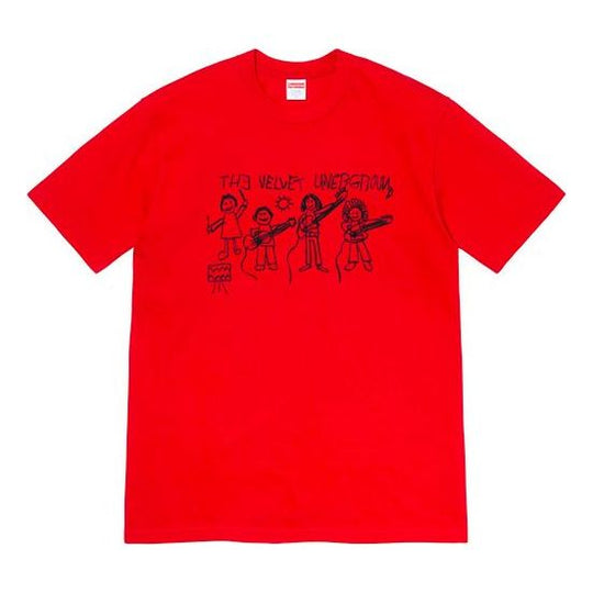 Supreme FW19 Week 4 x The Velvet Underground Drawing Tee SUP-FW19-453