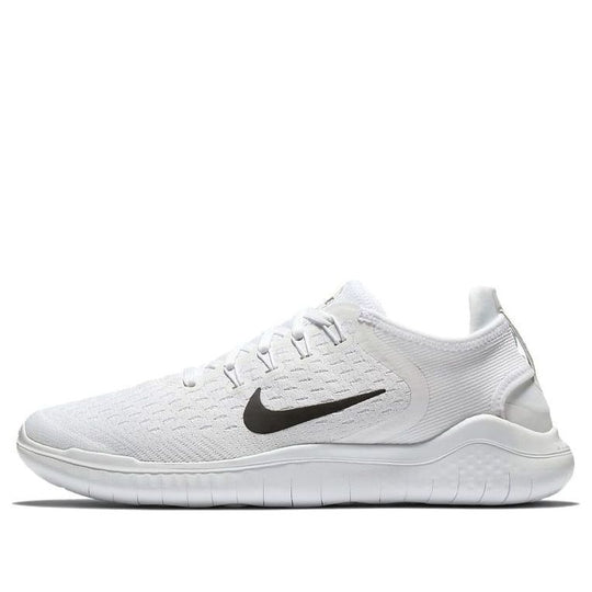 (WMNS) Nike Free RN 2018 'White Black' 942837-100