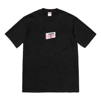 Supreme FW18 Ludens Tee Black Cherry Candy Box Printing Short Sleeve Unisex SUP-FW18-1194