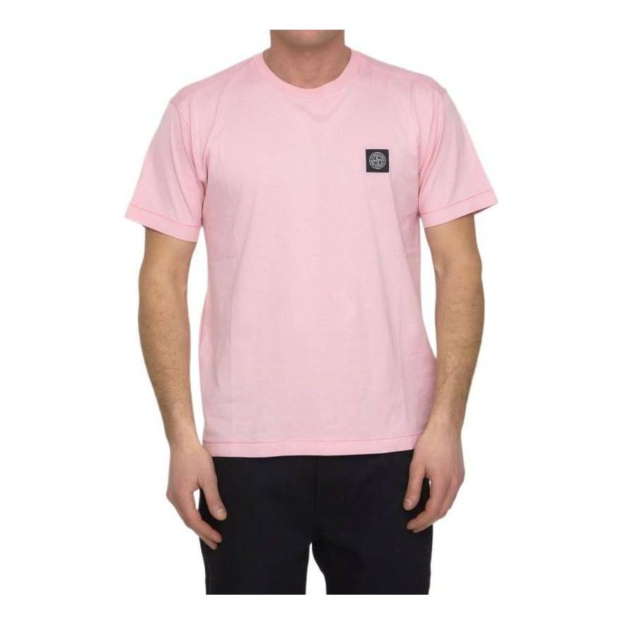 STONE ISLAND Patch T-shirt 'Pink' 101524113-V0080