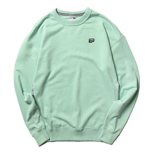 PUMA Downtown Crew Round Neck Pullover Green 597333-32