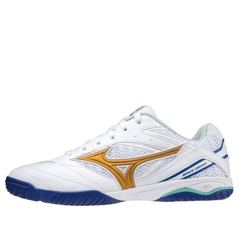 Mizuno Wave Drive 8 'White Gold Blue' 81GA170530