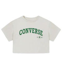 (WMNS) Converse Retro Chuck Cropped T-Shirt 'Egret' 10026367-A03
