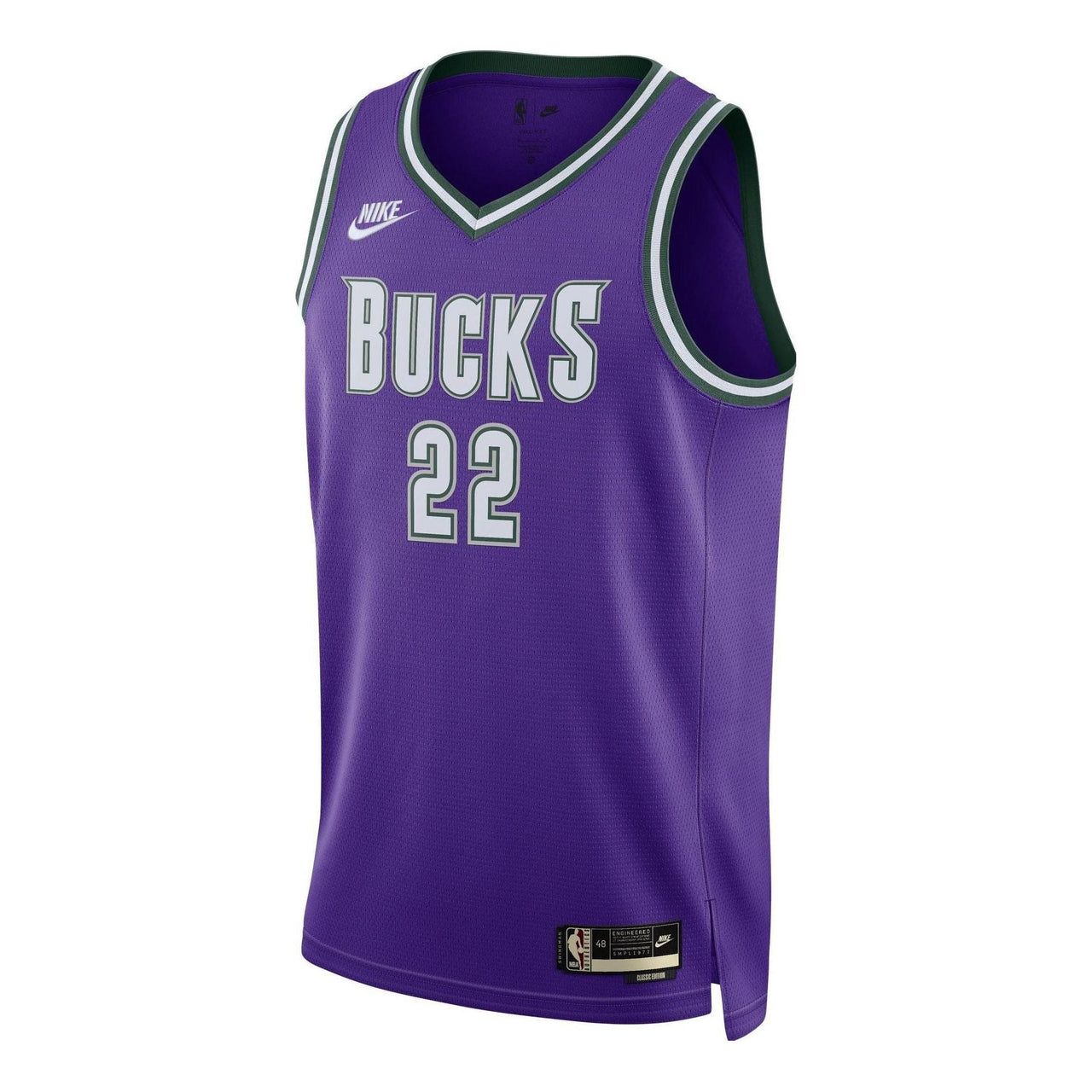 Nike x NBA Milwaukee Bucks Hardwood Classics Swingman Jersey 'Khris Middleton 22' DO9450-506
