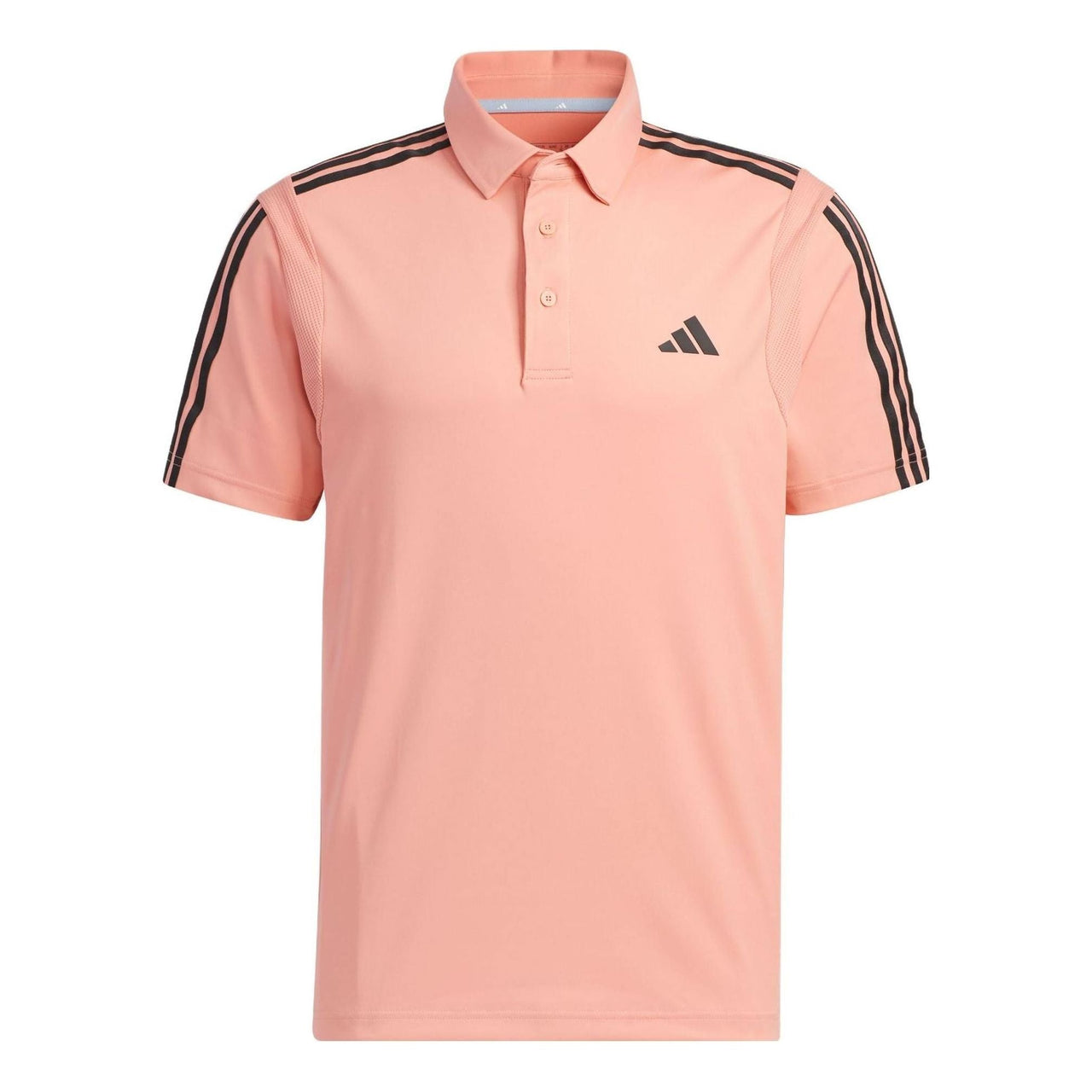 adidas HEAT.RDY 3-Stripe Short Sleeve Polo Shirt 'Wonder Clay' HY0989