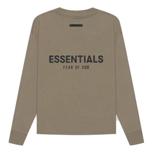 Fear of God Essentials SS21 Long Sleeve T-Shirt 'Taupe' FOG-SS21-558