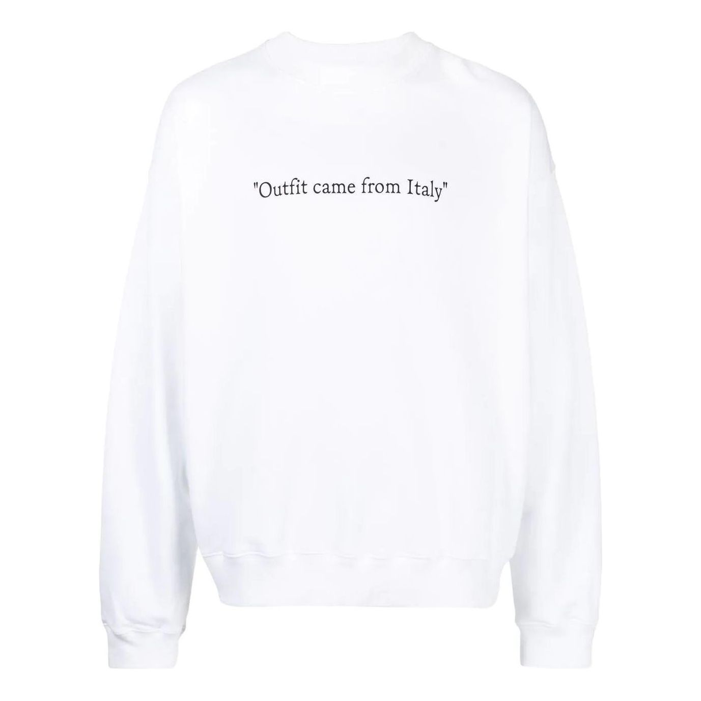 Off-White SS23 Sweatshirt 'White' OMBA054C99FLE00501100110
