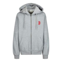 MLB x Disney Mickey Crossover Solid Color Zipper Unisex Gray 31TRK1031-43M