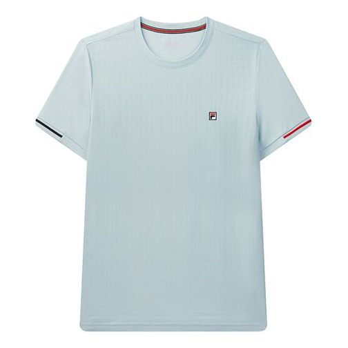 FILA Small Logo Jacquard Short Sleeve Blue F11M031113F-LB