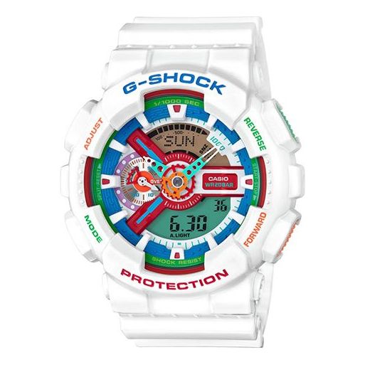 CASIO G-Shock Analog-Digital 'White' GA-110MC-7A