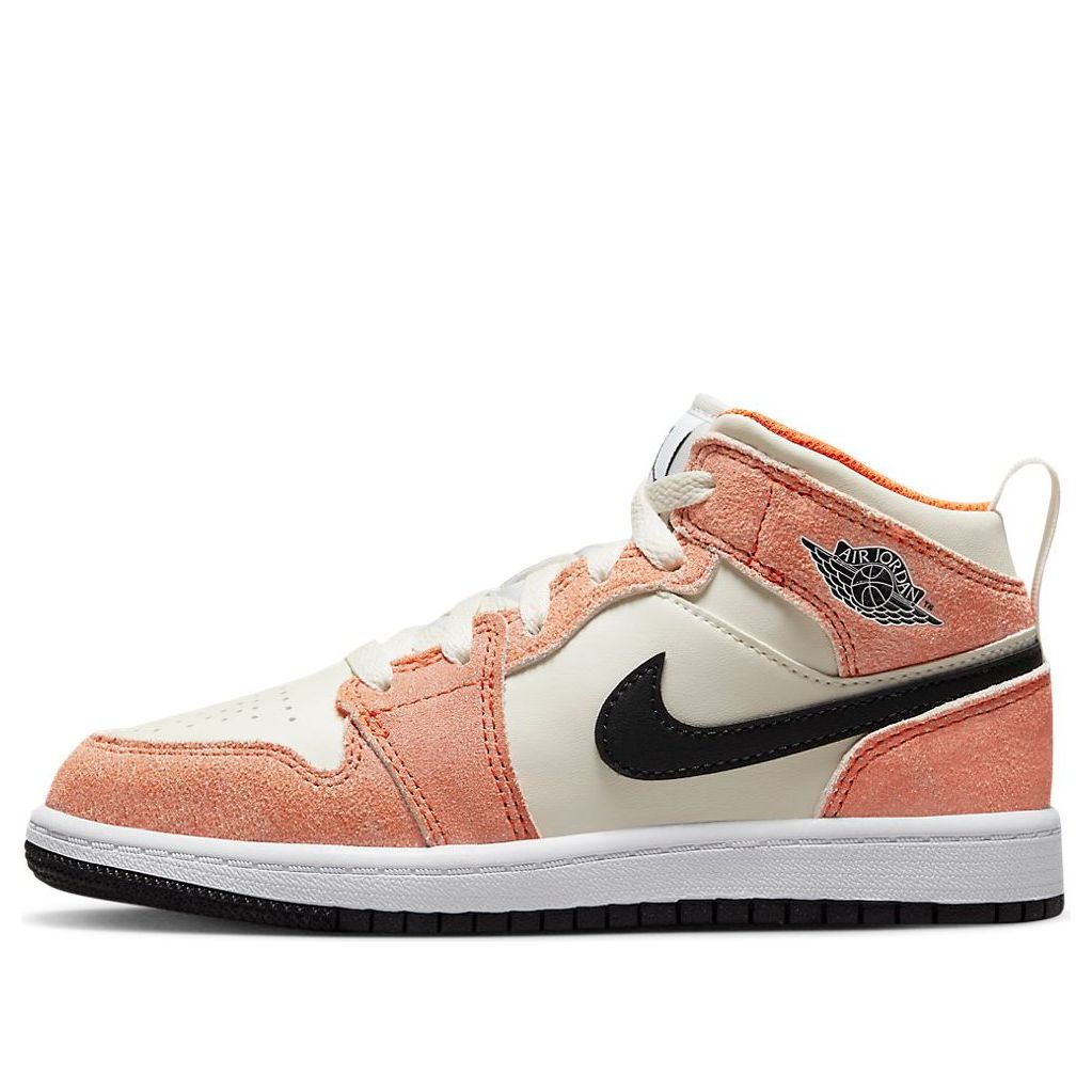 (PS) Air Jordan 1 Mid SE 'Orange Suede' DV1341-800