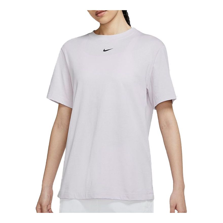 (WMNS) Nike Sportswear Essntl Top Ss Bf Tee Purple DH4256-511