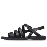 (WMNS) Crocs Tulum sandals 'All Black' 206737-0L9