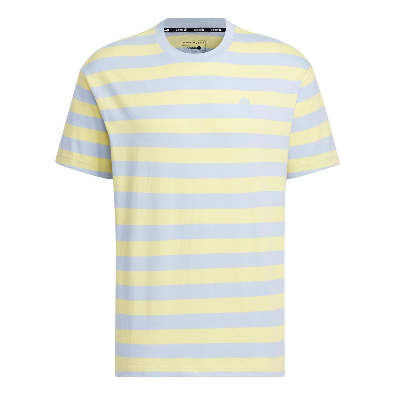 adidas Neo Essentials T-Shirts 'Grey Yellow' IA4977