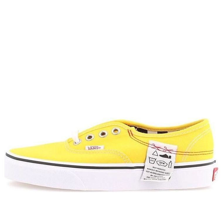 Vans DIY Authentic HC Skate Sneakers Low Shoes Yellow VN0A4UUC1AE
