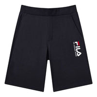 FILA Logo Embroidered Casual Knit Shorts Blue F51M128604F-NV