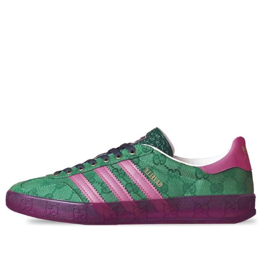 (WMNS) adidas x Gucci Gazelle 'Green GG Monogram' IE4795