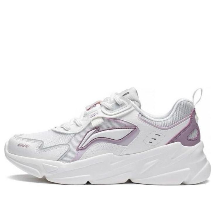 (WMNS) Li-Ning Yunhai 'White Grey Purple' AGCT154-1