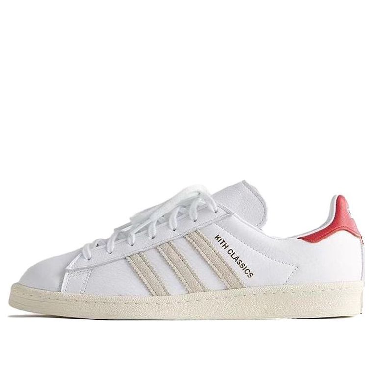adidas x Kith Campus 80s 'Classics Program - White Red' GY2542
