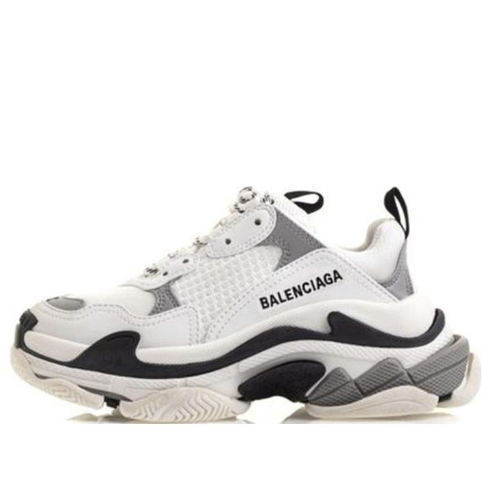 (WMNS) Balenciaga Triple S 'White Grey' 524039W09OM9115