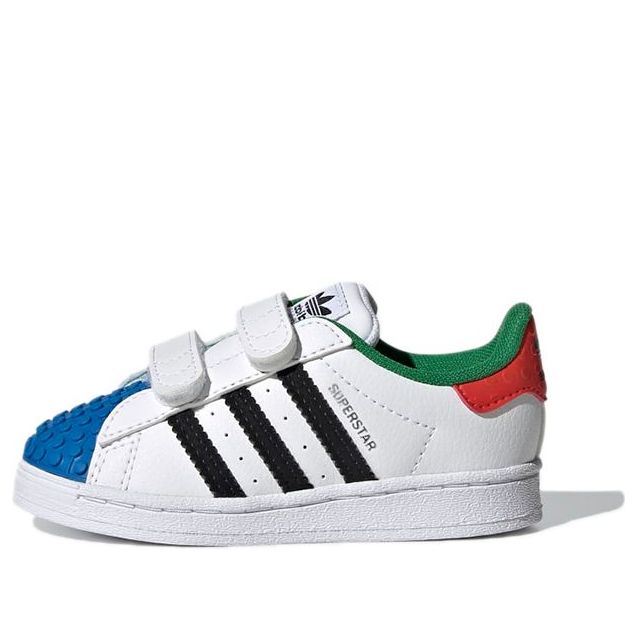 (TD) adidas LEGO x Superstar CF I 'White Red Blue' H03969