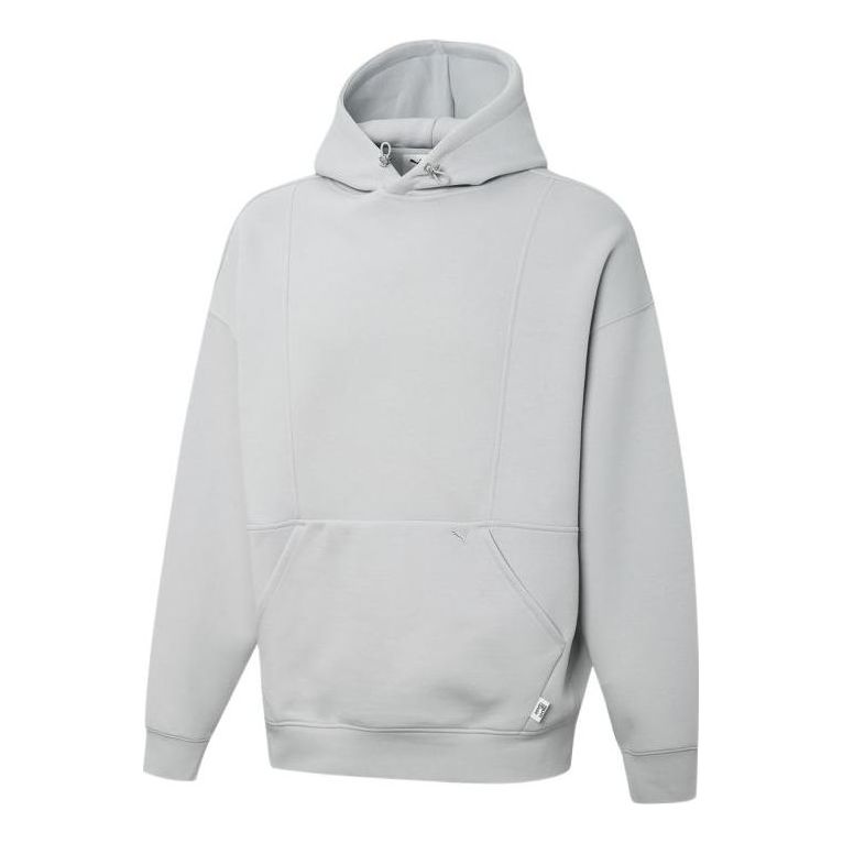 PUMA Mmq Solid Color Knit Pullover Couple Style Gray 534673-19